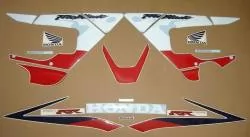 Honda CBR 929RR 2000 SC44 red blue adhesives