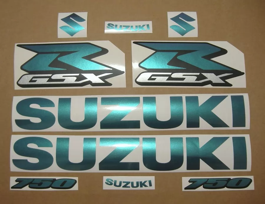 Suzuki GSX-R 750 color changeable decals kit