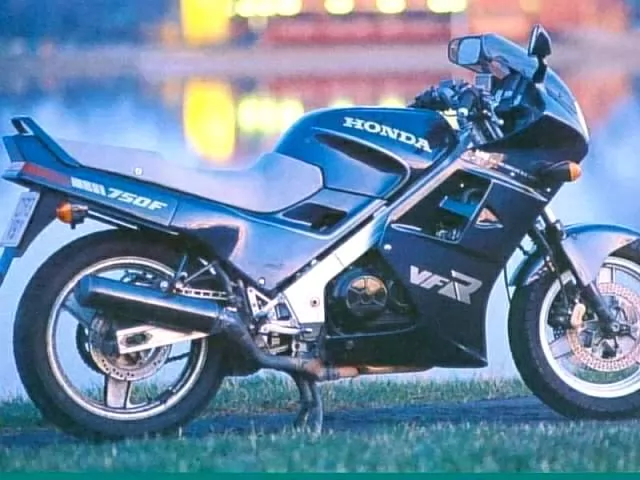 Honda VFR RC24 1988 blue restoration stickers