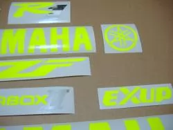 Yamaha R1 5jj 4xv signal yellow stickers set