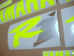 Yamaha R1 5jj 4xv neon fluo yellow graphics