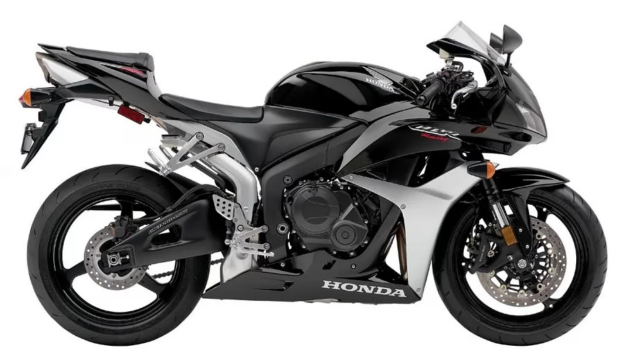 Honda CBR 600RR 2007 black decal set