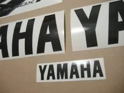Yamaha R1 2004 custom carbon black decals set