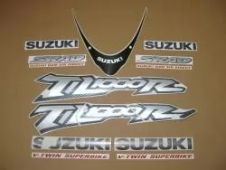 Suzuki TL 1000R V-twin 2001 yellow reproduction stickers