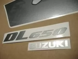 Suzuki V-strom 2005 black replacement emblems logo set