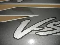 Suzuki DL 650 V-strom 2005 black replacement sticker set 