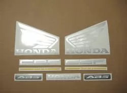 Honda CBF500 2005 black complete decals set