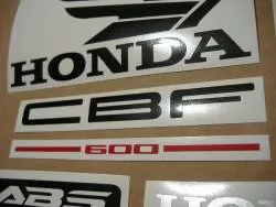 Honda CBF600 2006 pc38 baby blue replica stickers kit
