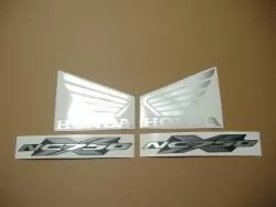 Honda NC750X 2014 burgundy red replica decals set
