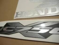Honda NC750X 2015-2016 silver grey restoration decal kit