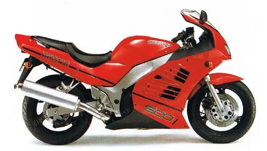 Suzuki RF 600R 1997-1998 red full replacement sticker set