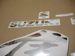 Suzuki Hayabusa 2002 custom chrome mirror silver adhesives 