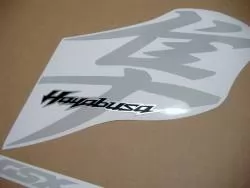 Suzuki Busa 1340 signal reflective white kanji graphics set
