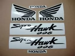 Honda VTR Superhawk 996 2001 red decal set