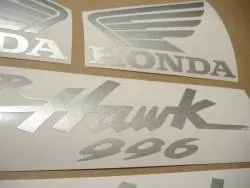 Honda Superhawk VTR 1000F 2004 grey replica logo emblems