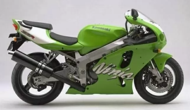 Kawasaki ZX-7R 1999-2000 green model decal set