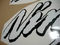 Kawasaki ZX-7R 2000 green restoration stickers