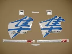 Suzuki Hayabusa GSX1300R 2007 blue decals