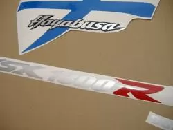 Suzuki Hayabusa 2007 blue complete sticker kit