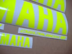 Yamaha R6 high visibility yellow green decals set