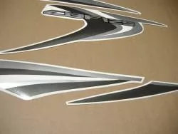 Honda CBF 125 2013 black reproduction sticker set