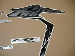 Africa Twin Honda CRF bordeaux red reproduction graphics