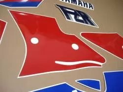 Yamaha FZR 1000 1989-1990 3GM white replacement graphics 