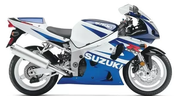 Suzuki GSX-R 600 K2 white logo graphics