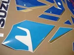 Suzuki GSXR 1100N 1992 white/blue reproduction graphics kit