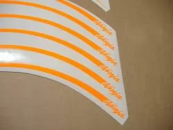 Kawasaki ZX7R ninja neon fluorescent orange wheel/rim stripes