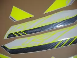Yamaha R1 rn22 14b neon yellow-green aftermarket graphics set