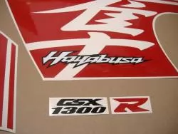 Suzuki Hayabusa 1340 MK2 2018 L8 white graphics set