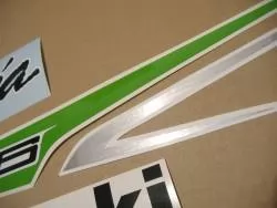 Kawasaki ZX6R 636 2013 green model complete sticker kit
