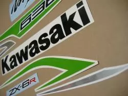 Decals for Kawasaki ZX6R 636 ninja 2013 green version