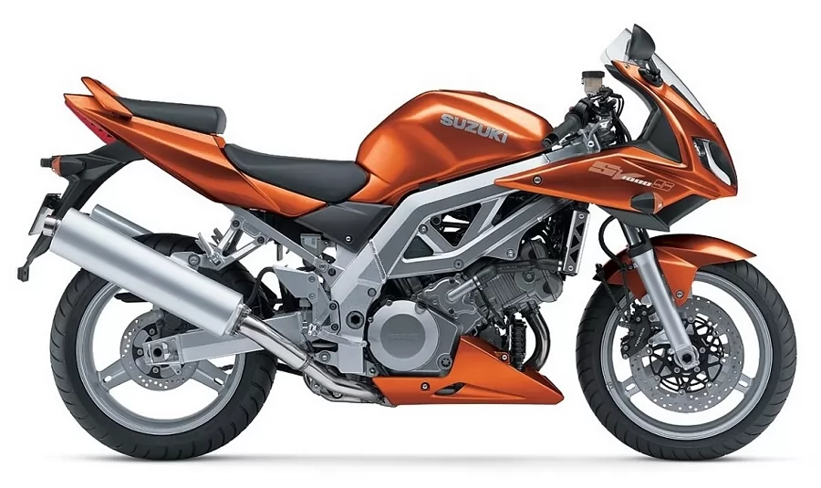 Suzuki SV 1000S 03 orange full reproduction sticker set