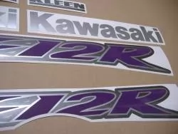 Kawasaki ZX-12R Ninja 2002-2003 red restoration graphics