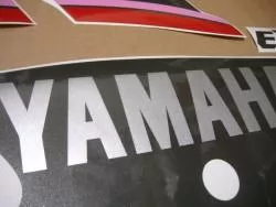 Yamaha FZR 1000 Exup 1991 3LE black restoration stickers