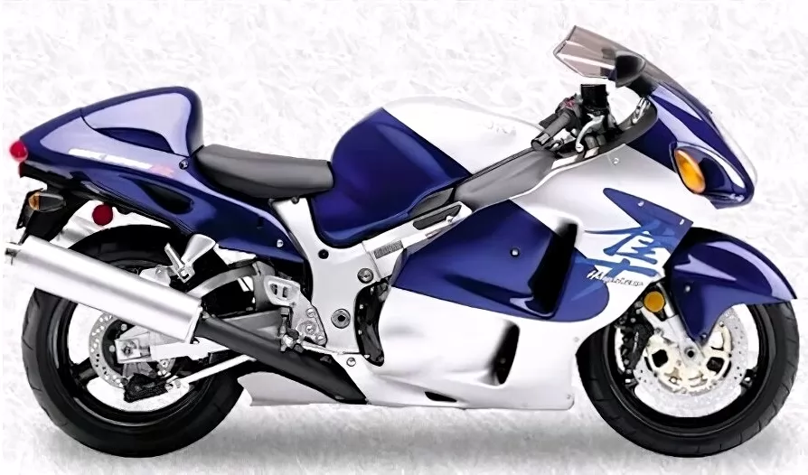 Suzuki Hayabusa 2000 k0 blue model version decals