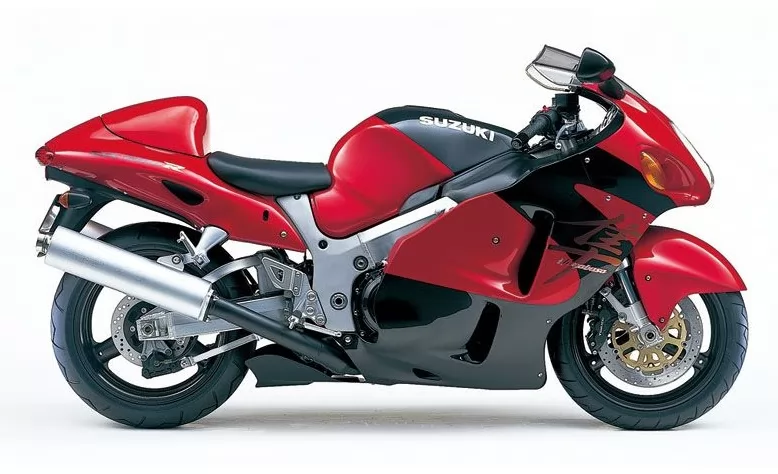 Suzuki Hayabusa '99 red genuine style decals kit