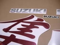 Suzuki Hayabusa '99 red genuine style graphics set