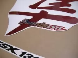 Suzuki Hayabusa '99 red genuine style stickers set