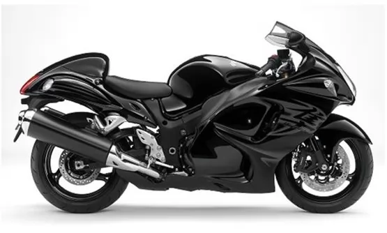 Suzuki Hayabusa 2011 L1 black 1340 model decal set