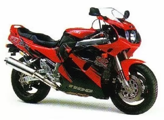 Suzuki GSXR 1100w '93 red restoration decal set