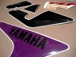 Decals for Yamaha YZF750R 1993 for OEM restoration