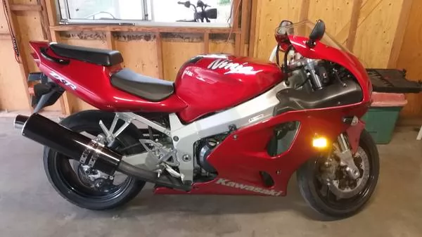 Kawasaki ZX7R '98 ninja burgundy model stickers