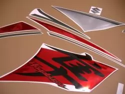 Suzuki hayabusa 2016 red reproduction decals