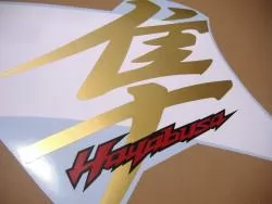 Suzuki Hayabusa 2015 white replacement stickers kit