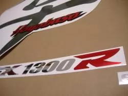 Suzuki Hayabusa 2001 k1 silver/blue version decals