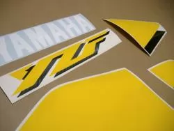 Yamaha R6 1999 RJ03 5EB custom yellow color stickers