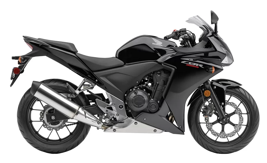 Honda CBR 500R 2014 black model stickers kit